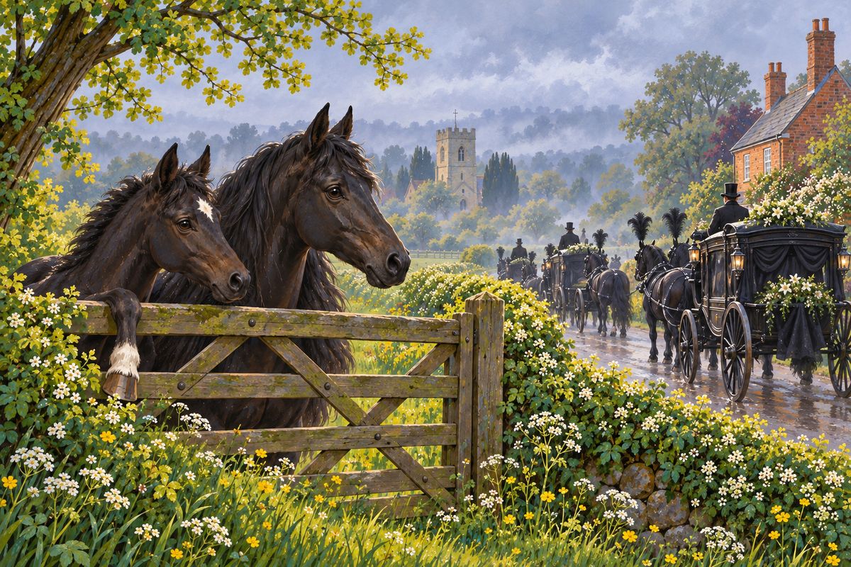 I saw Rob Roy lying with a broken leg; a gun was fetched, there was a loud bang, and the black horse moved no more. Not many days after, the church bell tolled as black coaches carried young Gordon to the churchyard. All that sorrow had begun with one little hare.