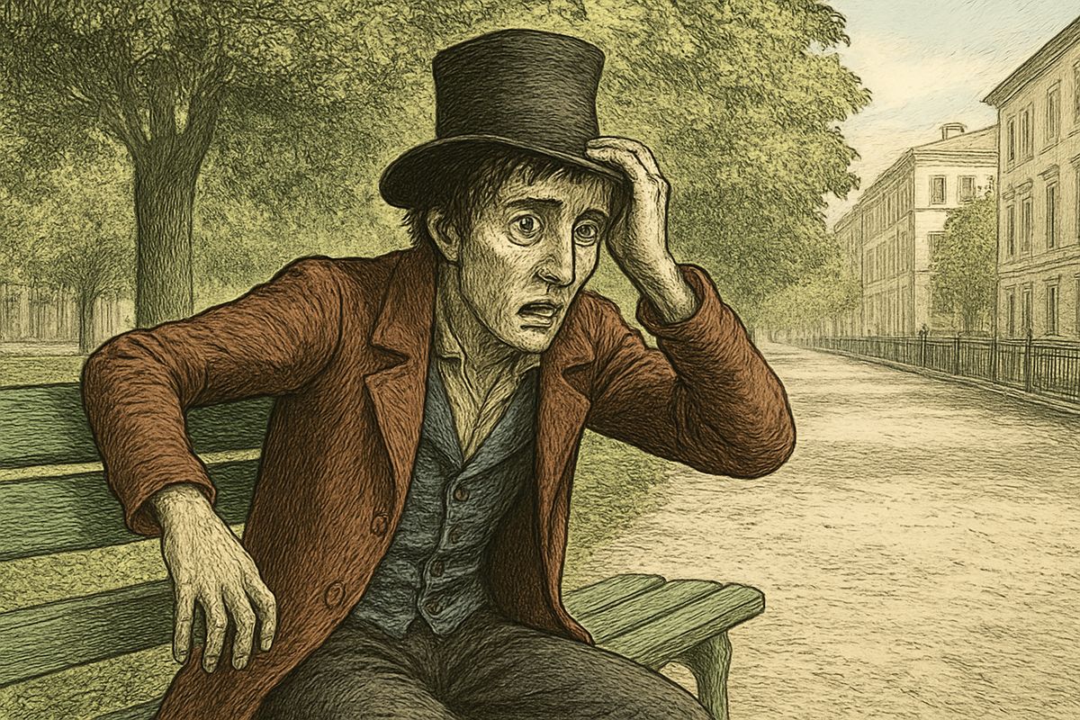 Alone on the bench he brooded: a certain 'percentage' must go to the devil every year—what if Dounia were one? He would visit his friend Razumihin, he thought calmly, the day after It. Then he understood, and leapt up in horror.