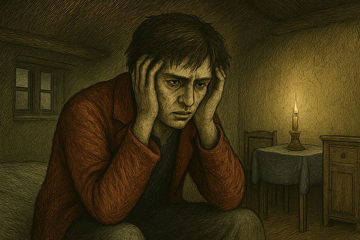 "Why?" she begged. His reasons kept changing: plunder, his mother, Napoleon, a career, pure daring. "I've only killed a louse." "A human being, a louse!" At last the truth came out: "I wanted to find out whether I was a louse like everybody else or a man."