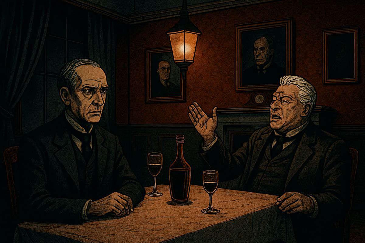 He went through the fog to Cavendish Square to see his old friend Dr. Lanyon. Lanyon had fallen out with Jekyll over science more than ten years before. 'Such unscientific balderdash,' he snorted, going purple in the face. But he had never heard of Hyde.