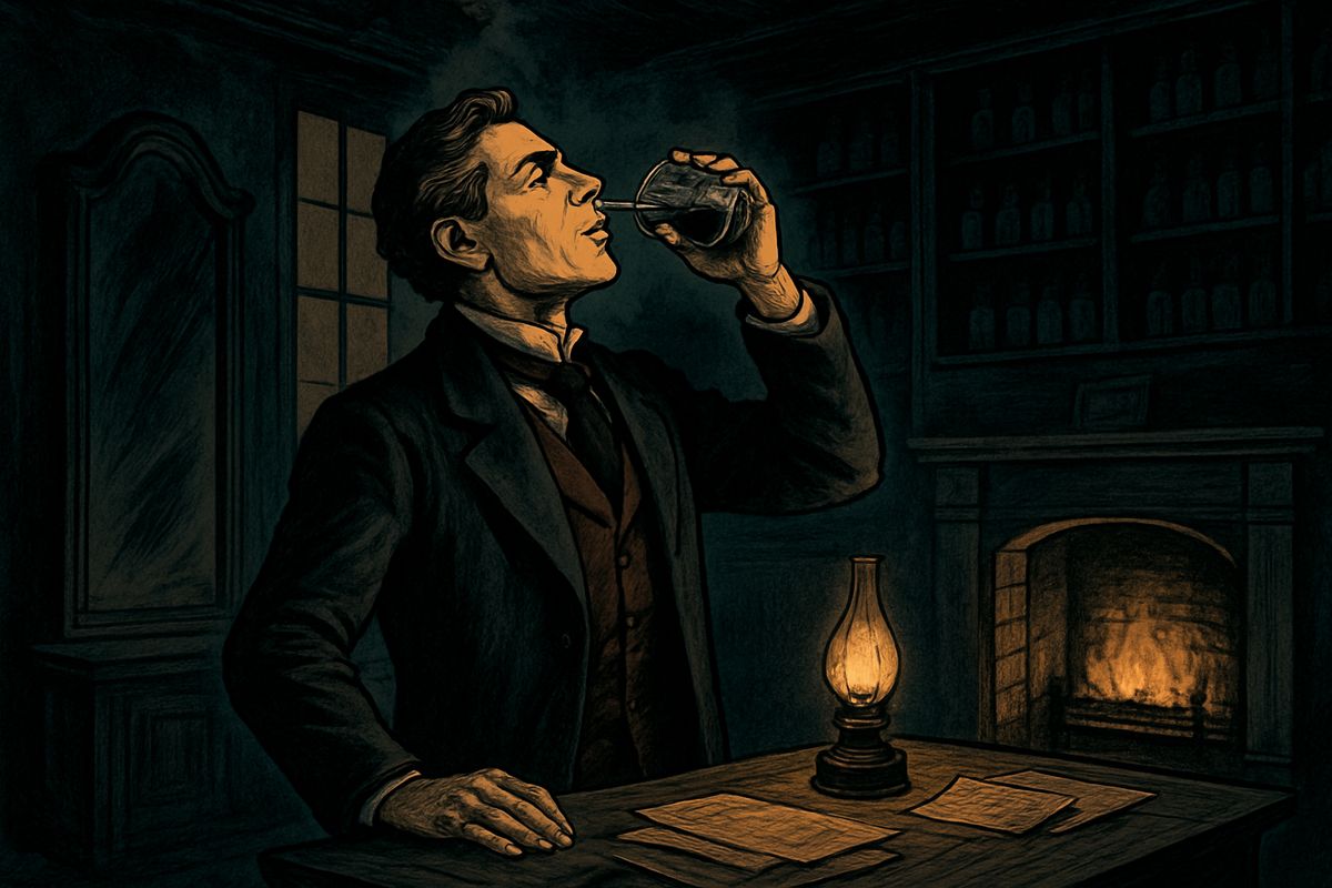 Henry Jekyll was rich, clever and admired, yet he hid certain undignified pleasures behind a grave face. He came to believe that every man is truly two, and at last compounded a drug to split his natures apart. Late one accursed night, in his cabinet, he drank it off.