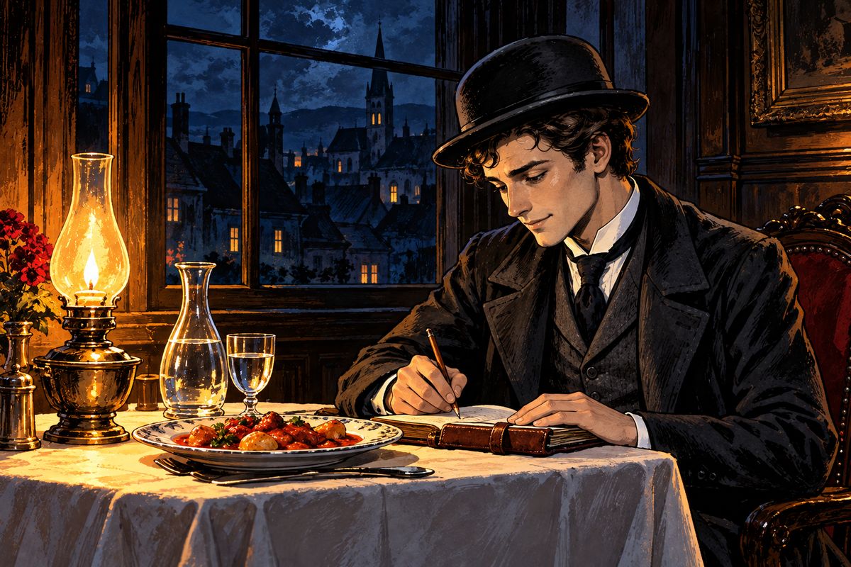 In May 1893 the young solicitor Jonathan Harker travelled east across the Danube to settle a London house sale for a Transylvanian nobleman. At Klausenburgh he dined on fiery paprika hendl and noted in his journal: 'Mem., get recipe for Mina.'