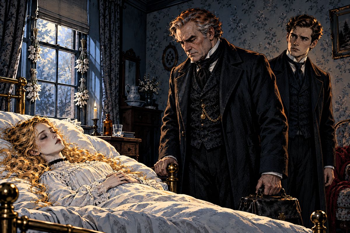 Then Lucy woke in all her softness, kissed Van Helsing's hand and begged him to guard Arthur. He swore it, and she died in peace. When Seward said it was the end, the Professor answered: 'Not so; alas! not so. It is only the beginning!'