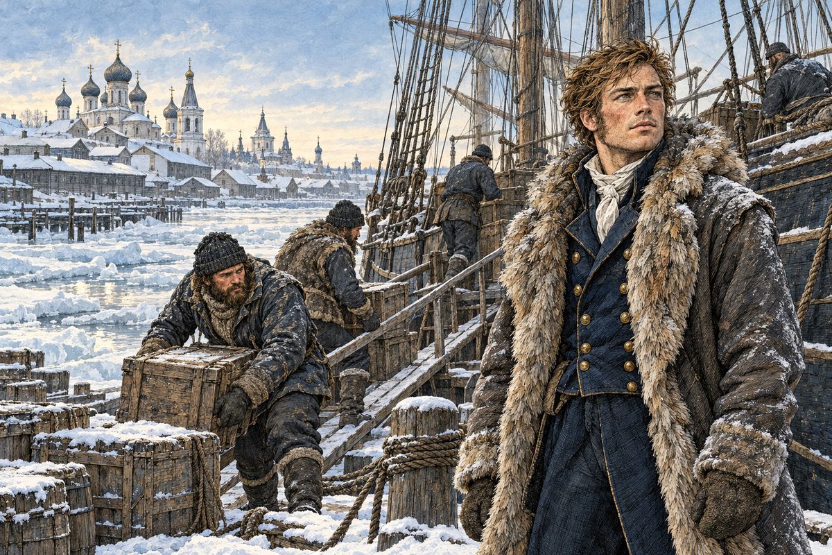 In the spring of 17—, Robert Walton, a young English captain, hired a ship at Archangel and signed on a crew of hardy whalers. He dreamed of finding a passage past the North Pole and of setting foot on land no one had ever seen. Still, he wrote to his sister Margaret that he had no friend to share his hopes.
