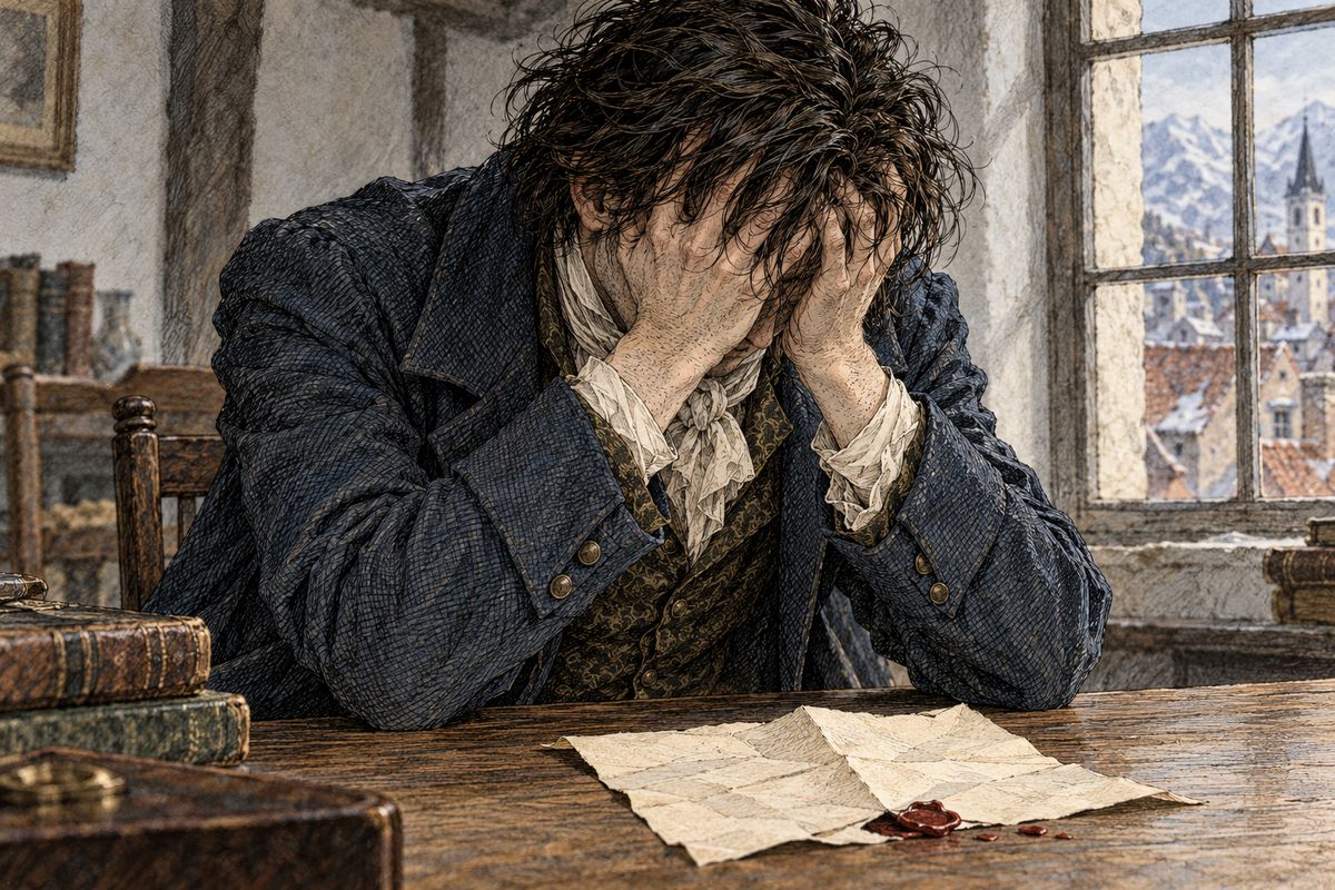 A letter from his father was waiting for him. Little William was dead, found strangled on the meadow of Plainpalais with the print of the murderer's finger on his neck. That evening the boy had begged Elizabeth to let him wear a miniature of their mother, and the picture was gone. "Come, Victor," his father wrote; "you alone can console Elizabeth."