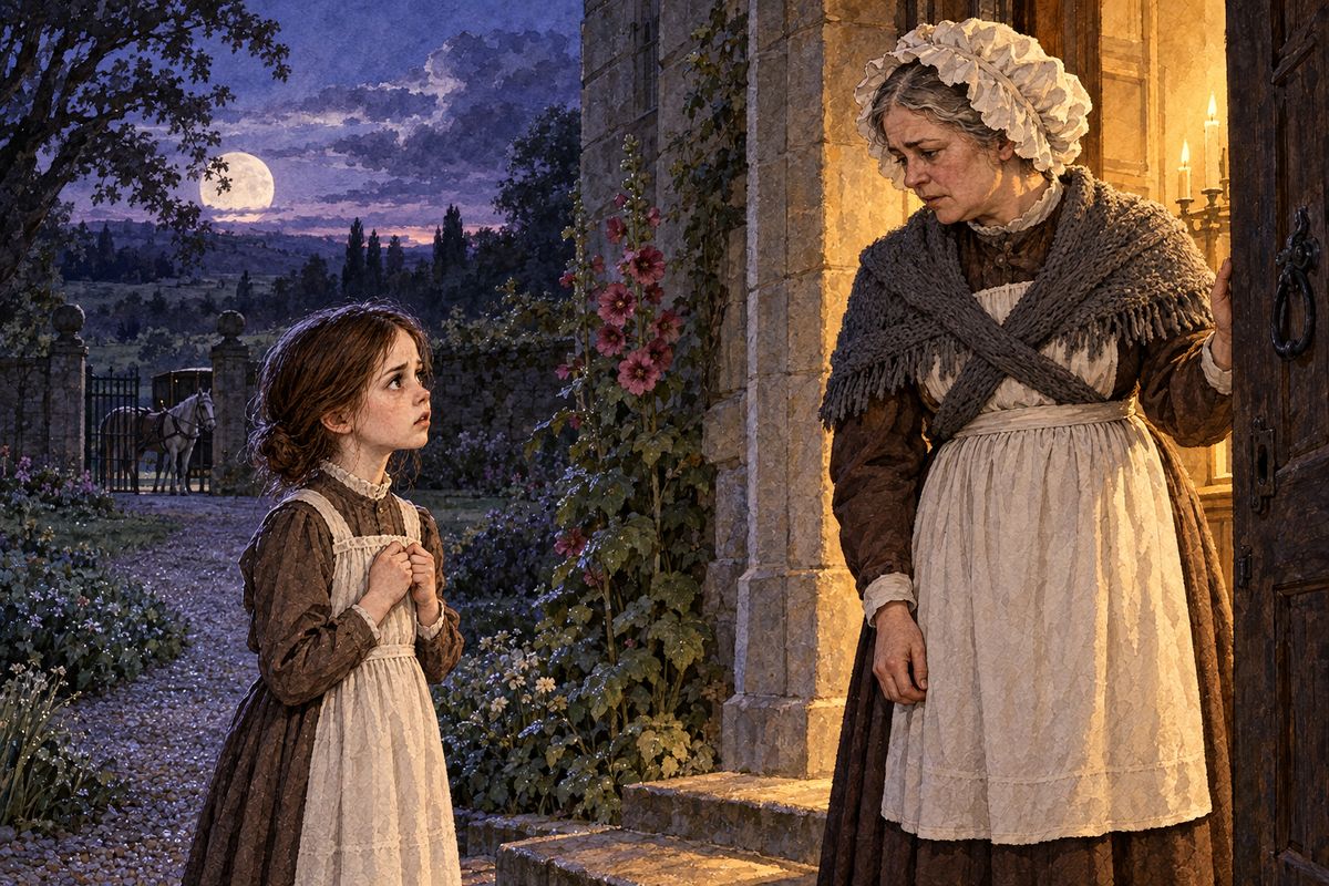 One June evening Jane came back late from the woods and found the surgeon's pony at the gate. When the nurse saw Mr Bates off, Jane ran up and asked about Helen Burns, who had been kept upstairs for weeks. "He says she'll not be here long," the nurse said. Jane understood at once that this meant Helen was dying.