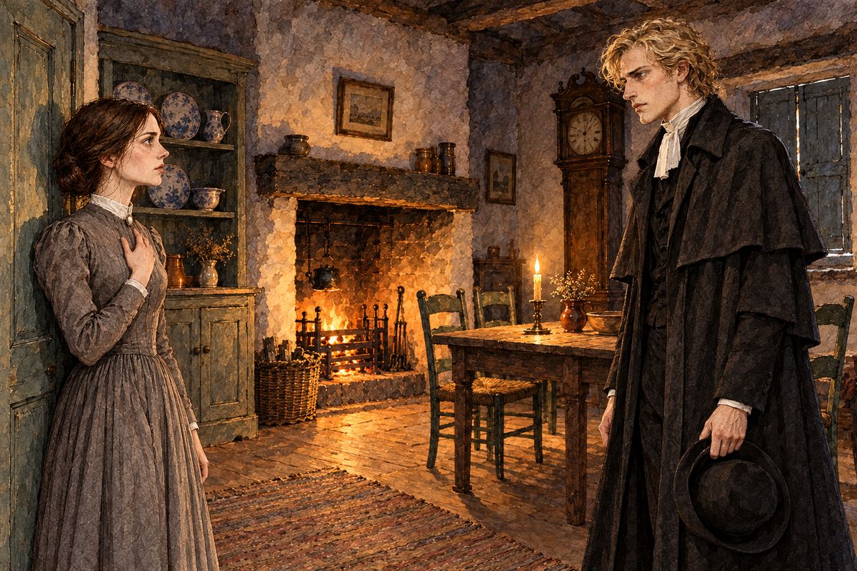 Twenty thousand pounds shared four ways would be five thousand each, and Jane would hear of nothing else. 'I want my kindred,' she told St John, who protested that the fortune was hers by right. She would not yield, and after long arguments and an arbitration, each of the four cousins received an equal share.