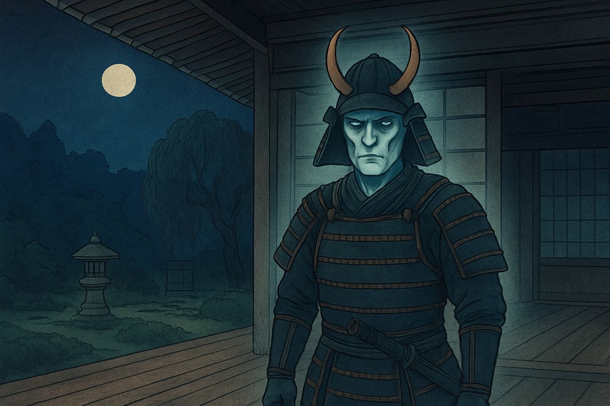 The stranger spoke more gently. His lord, a person of very high rank, had visited the battlefield of Dan-no-ura that day and now wished to hear Hōïchi sing of it. "Take your biwa and come with me at once."