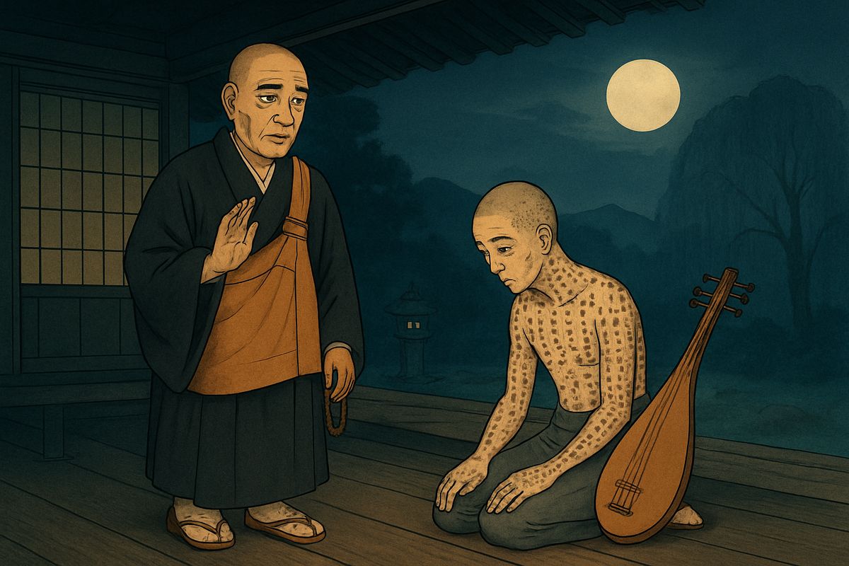"Tonight you will be called," the priest warned. "Whatever happens, do not answer and do not move. Sit still, as if meditating. If you stir, you will be torn asunder."