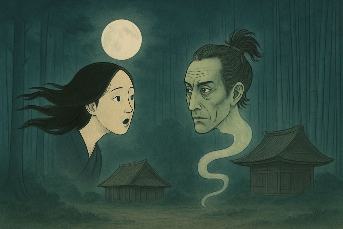 The young woman's head flew to the house, light as a bat, and came rushing back. “The priest is gone!” it cried. “And worse — he has taken our master's body, and I don't know where he has put it!”