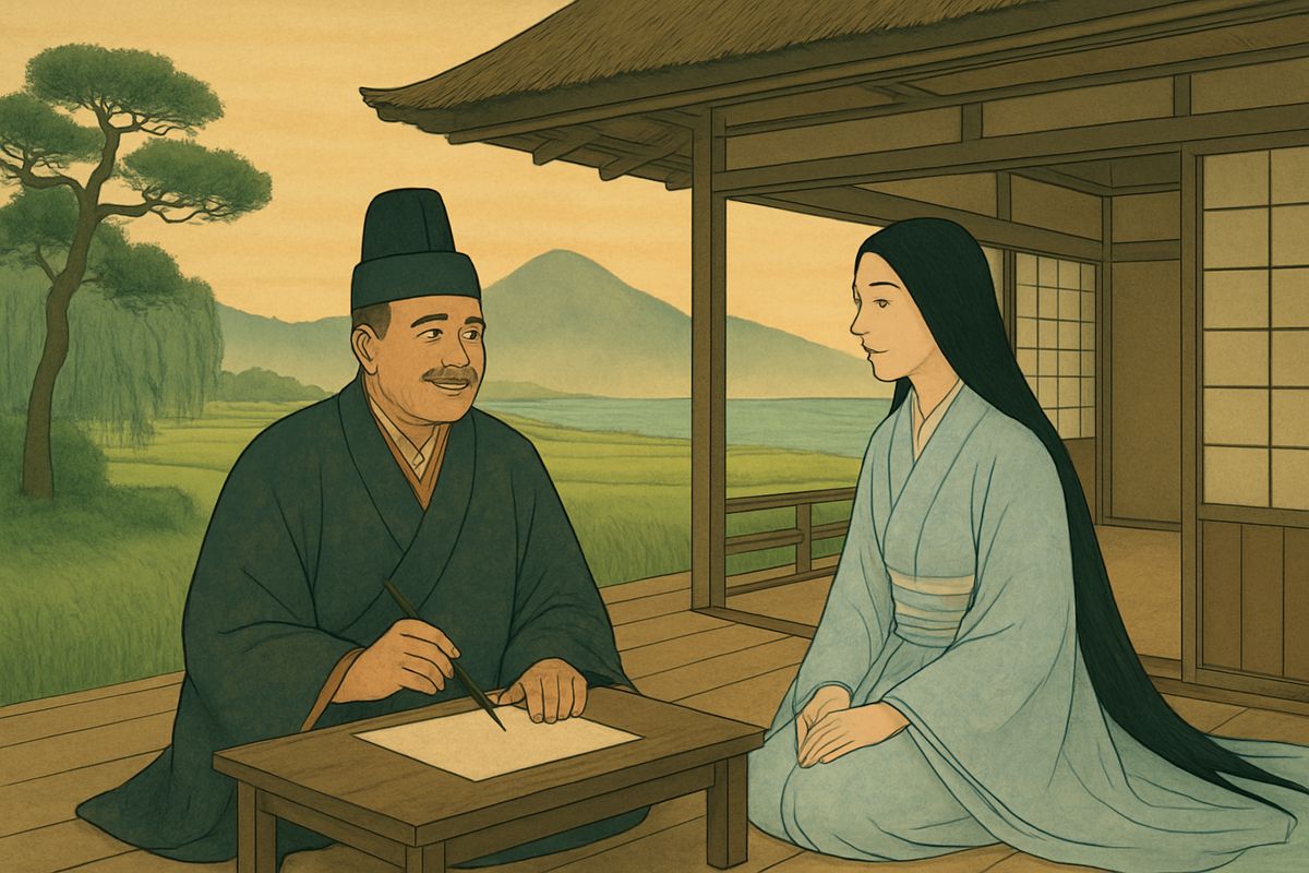 With wise counselors he framed good laws, and the land was so healthy and fertile, its people so good, that no law was ever broken. For twenty-three years no shadow of sorrow touched his life.