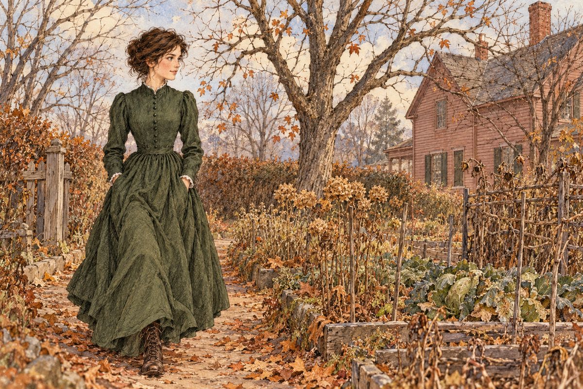 When morning came, the fire was out, Jo’s place was empty, and the room was very still. Jo walked out beneath the bare trees, where a bird sang on a budding bough and snowdrops bloomed. She remembered Beth’s wish, that she take her place and be everything to Father and Mother.