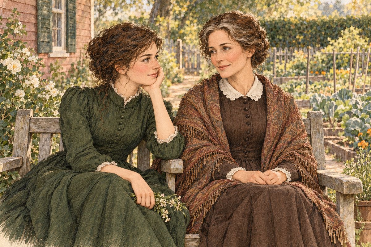 In the lonely days after Beth died, Jo often woke at night crying for her sister, and Marmee always came to hold her. One day, as they sat together and Jo looked sad and idle, Marmee asked gently, “Why don’t you write? That always used to make you happy.”