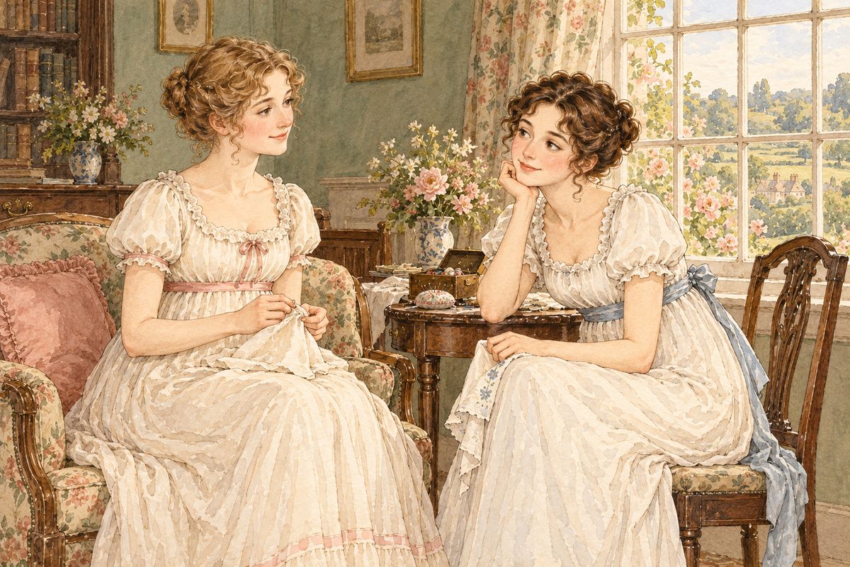At home that night, Jane confessed how much she admired Mr Bingley: so sensible, so good-humoured, with such happy manners. Elizabeth teased her gently. Jane, she said, never saw a fault in anybody; all the world was good and agreeable in her eyes, and she had never heard her speak ill of a human being.