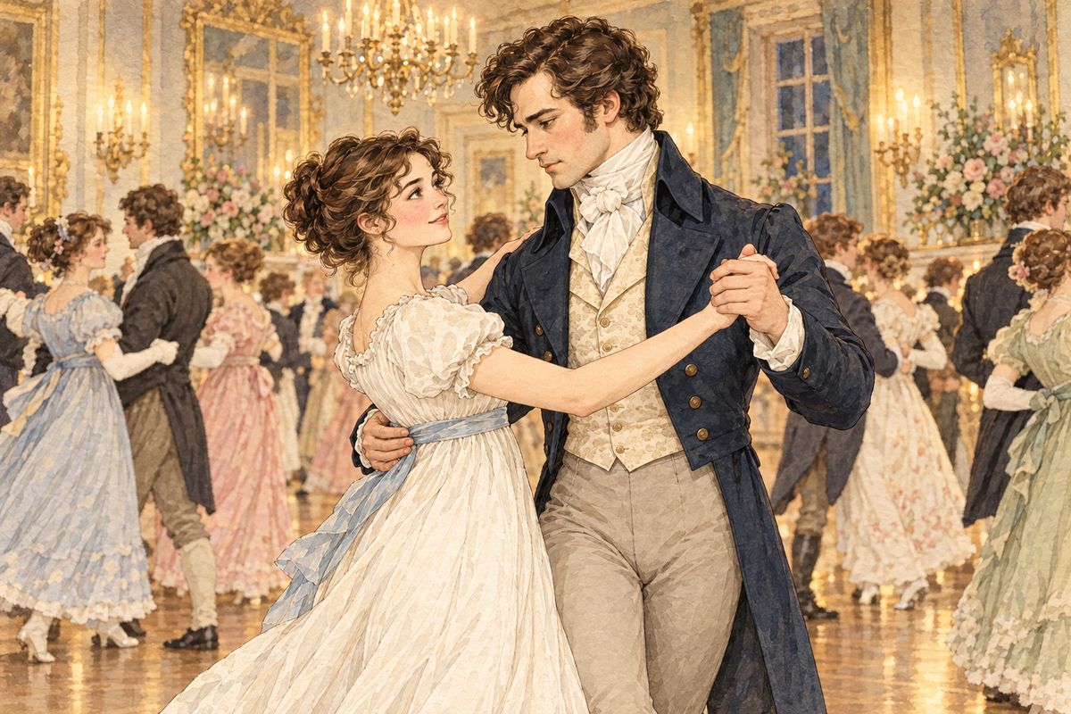 As they danced, Elizabeth spoke of meeting Mr Wickham. Darcy answered coldly that Wickham was blessed with happy manners for making friends; whether he could keep them was less certain. She pressed him about his unforgiving temper, and they parted in silence, both dissatisfied.