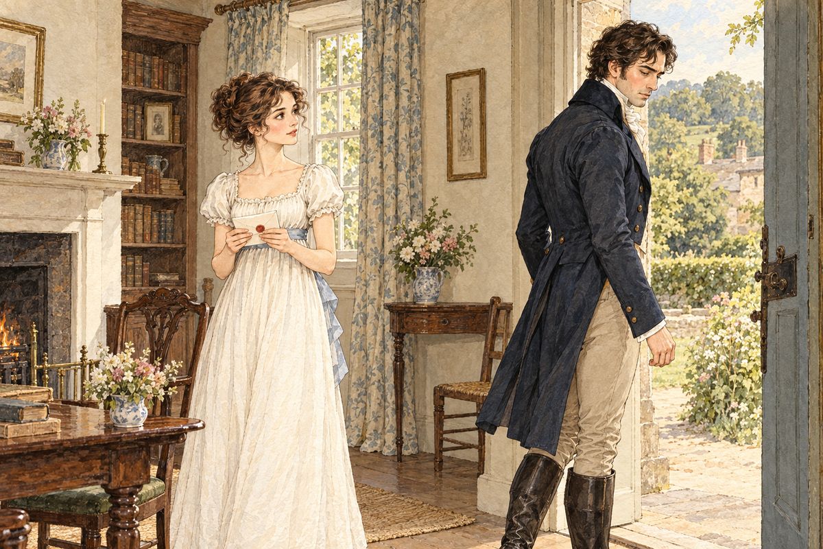 The next morning Darcy put a letter into Elizabeth's hand, bowed, and was soon out of sight. He asked her to read it with justice. She took it without expecting pleasure, but with the strongest curiosity, and opened it as soon as she was alone.
