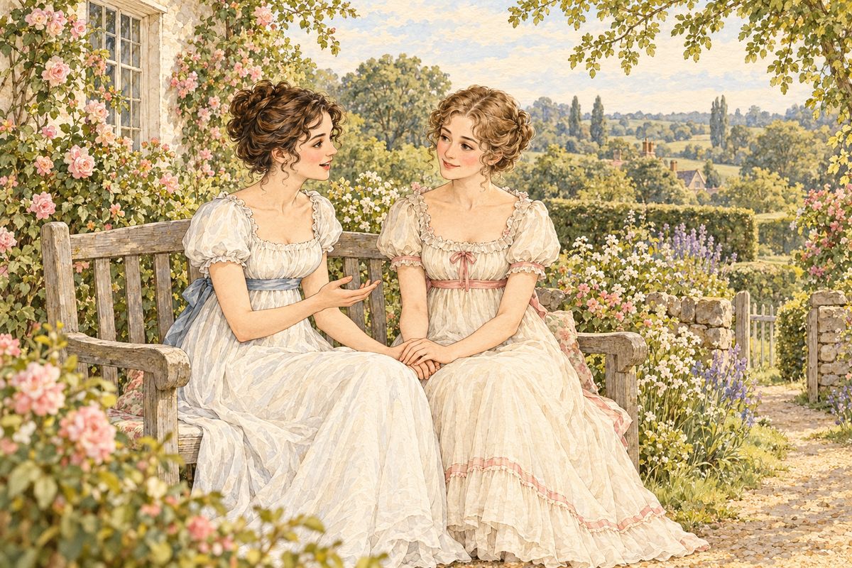 Out in the garden Jane told Elizabeth she was the happiest creature in the world. If I could but see you as happy! If there were but such another man for you! Elizabeth answered that she could never be so happy without Jane's goodness; perhaps she might meet another Mr Collins in time.