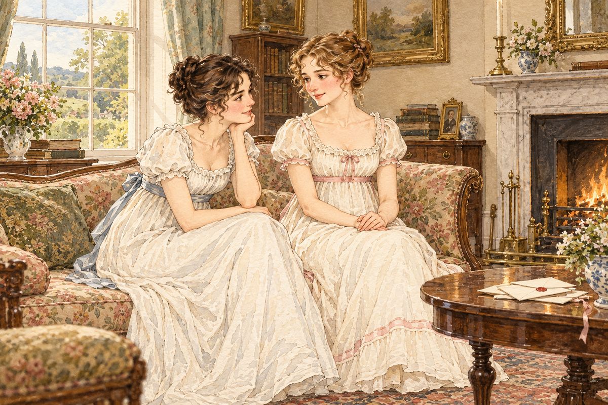 Elizabeth kept the visit to herself, even with Jane. Her sister talked happily of Bingley while Elizabeth sat thinking. Mr Bennet then read out a letter from Mr Collins warning against a match with Darcy, and laughed at the absurd idea, little knowing how near the truth it was.