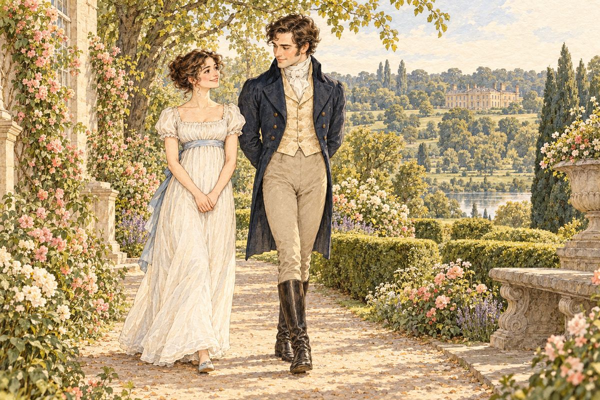 Darcy and Elizabeth often laughed together about their first months. He confessed he had been selfish and proud from a child, and that she had taught him a lesson. She owned that she had prided herself on her own judgment, and they agreed to think only of the past as its remembrance gave pleasure.