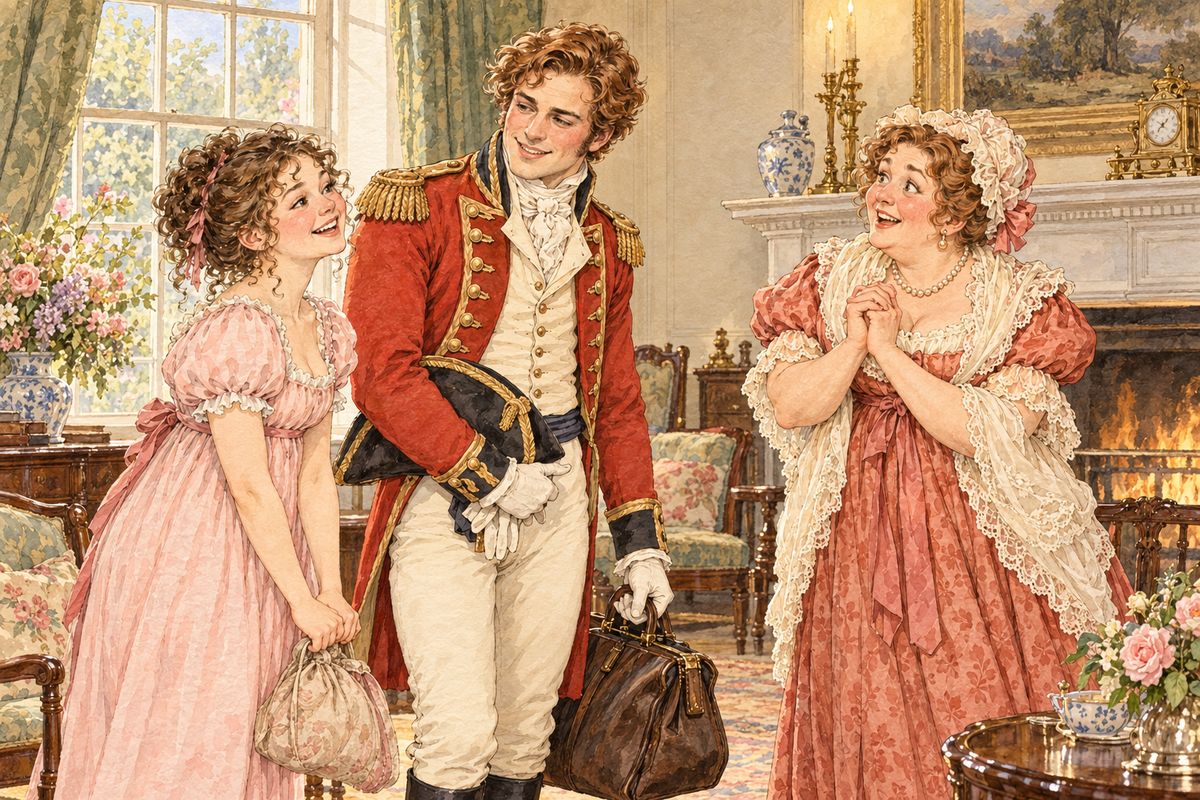 Lydia and Wickham moved from place to place in search of cheap lodgings, always spending more than they had. Lydia wrote asking Elizabeth for help, and visited Longbourn whenever her husband went to enjoy himself in London or Bath, while Mrs Bennet welcomed them warmly.