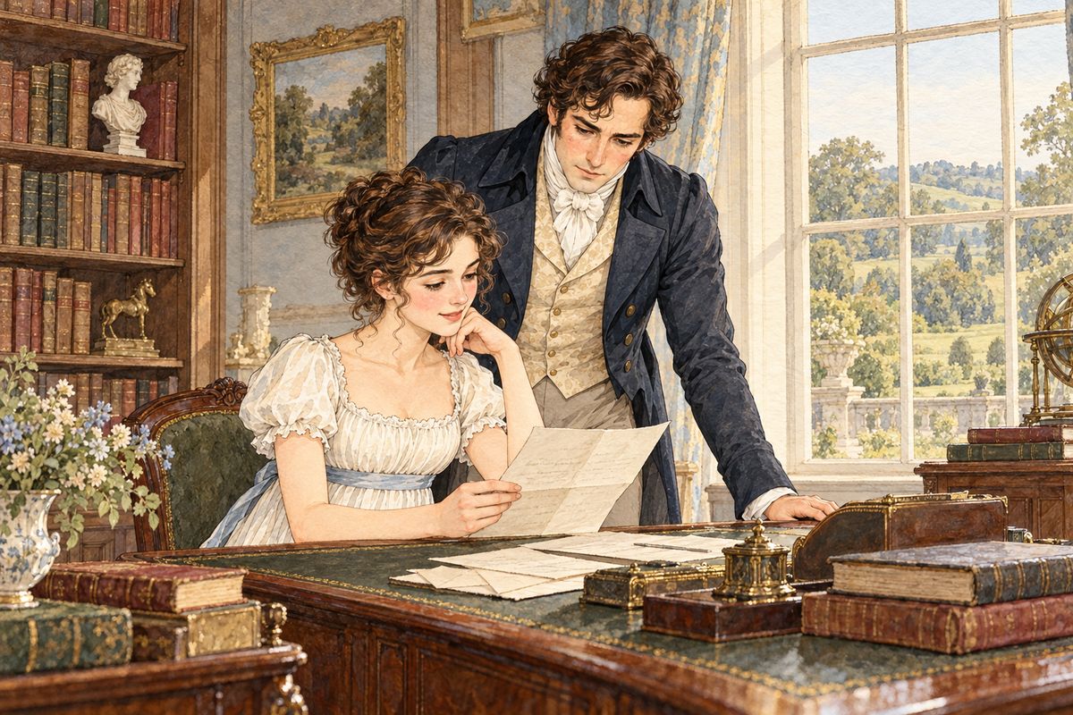 Elizabeth never let Wickham into Pemberley, but she sent Lydia money from her own allowance, and Darcy helped Wickham in his profession for Elizabeth's sake. They talked over each new letter together, agreeing how to be generous to Lydia without encouraging her husband's extravagance.