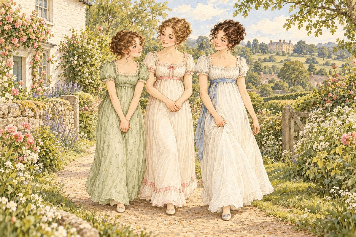 Kitty spent most of her time with her two elder sisters. In society so superior to what she had generally known, her improvement was great. She was no longer so irritable, so ignorant, or so silly, and Mr Bennet would never let her go to Lydia, whatever invitations came.