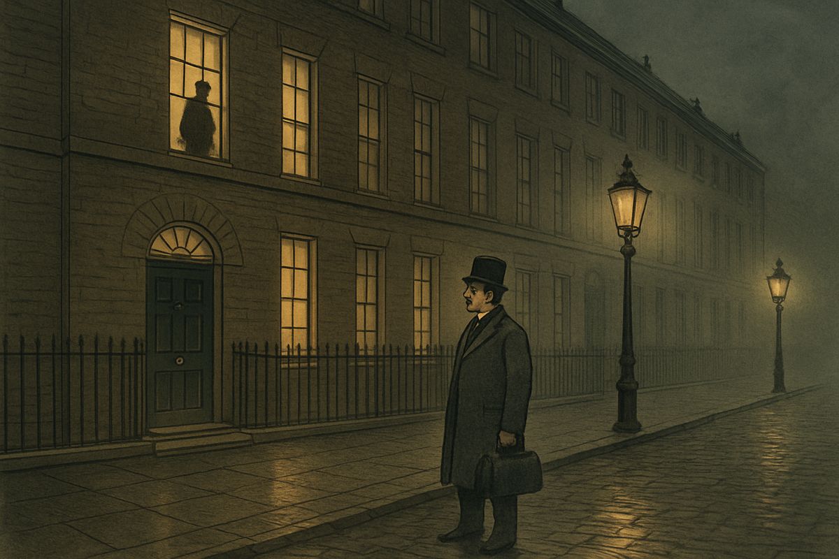 On the night of the twentieth of March, 1888, Watson passed the well-remembered door. Looking up, he saw Holmes's tall, spare silhouette pacing swiftly behind the blind. He was at work again.