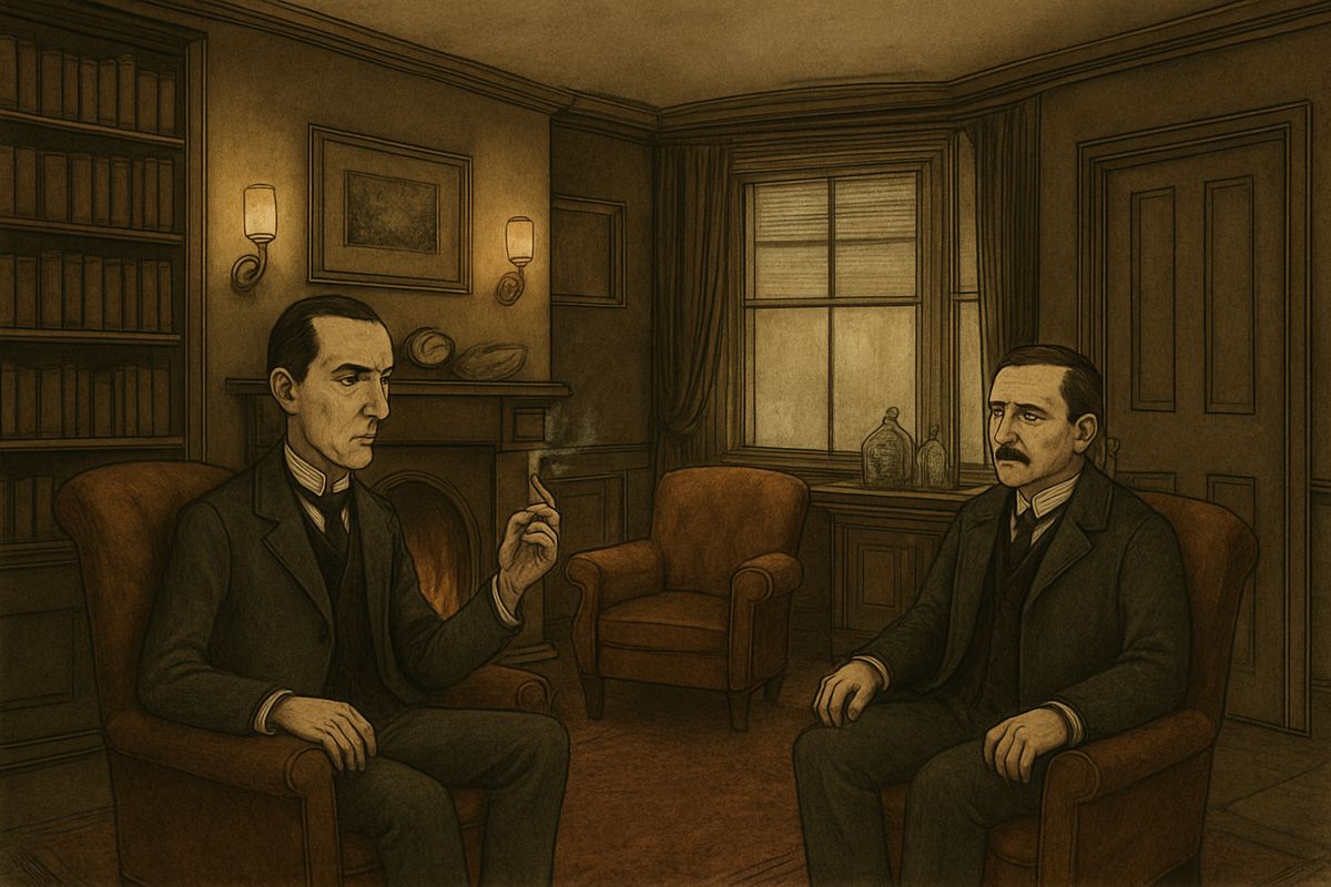 “You see, but you do not observe,” said Holmes, lighting a cigarette. Watson had climbed the stairs to this room hundreds of times, yet could not say how many steps there were. Holmes knew: seventeen.