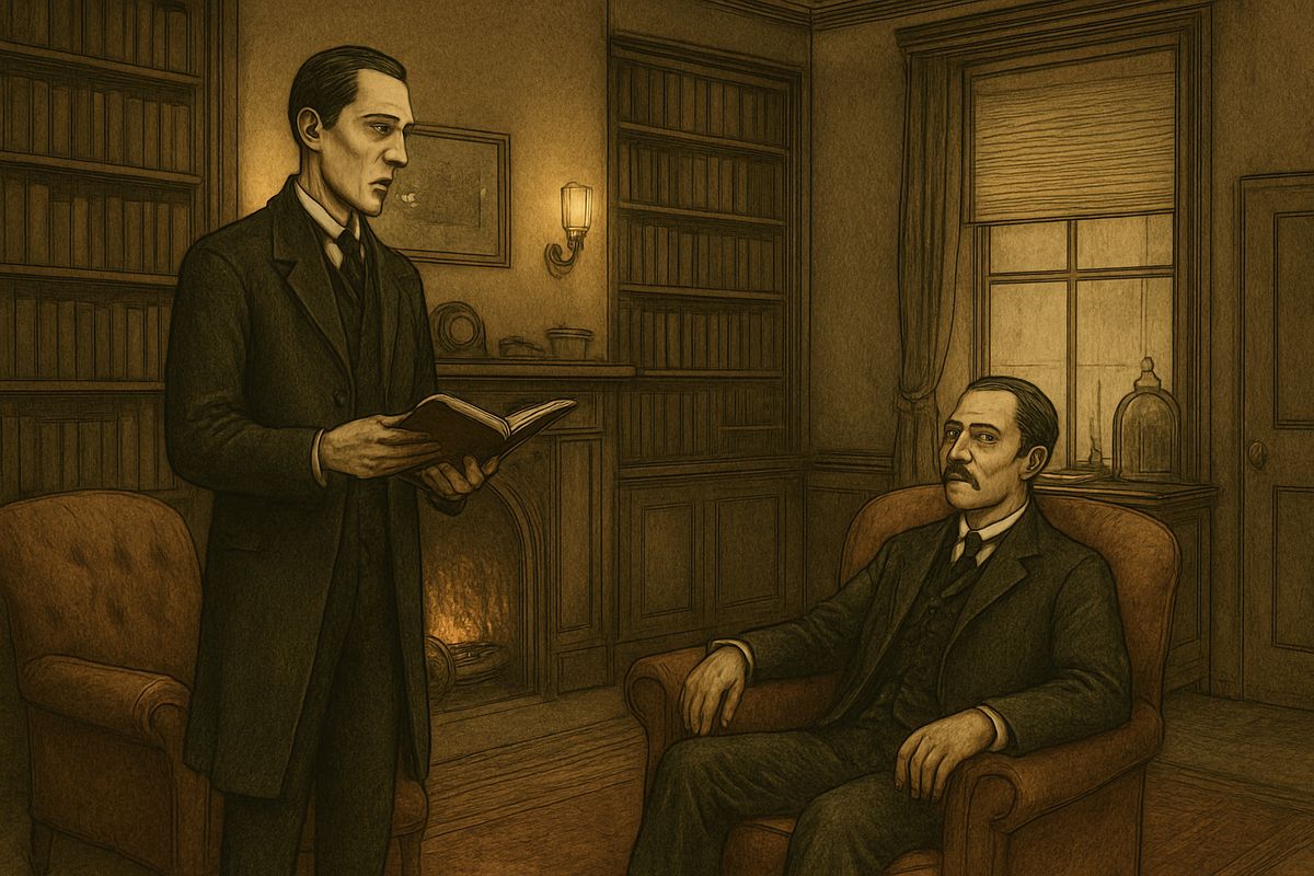 Holmes took down a heavy brown Continental Gazetteer. “Egria. It is in a German-speaking country, in Bohemia, not far from Carlsbad, famous for its glass-factories and paper-mills. Ha, ha, my boy, what do you make of that?”