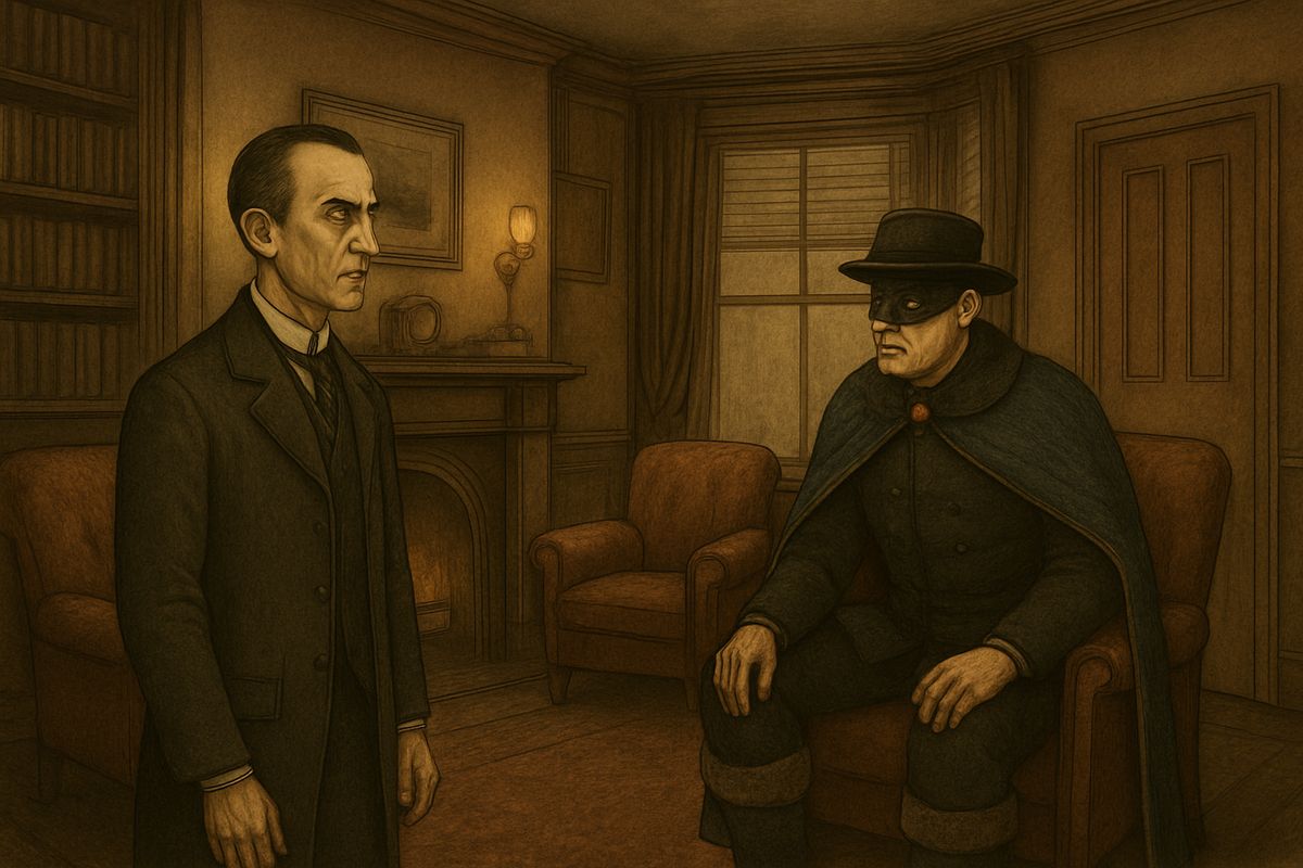 Holmes slowly reopened his eyes and looked impatiently at his visitor. “If your Majesty would condescend to state your case,” he remarked, “I should be better able to advise you.”
