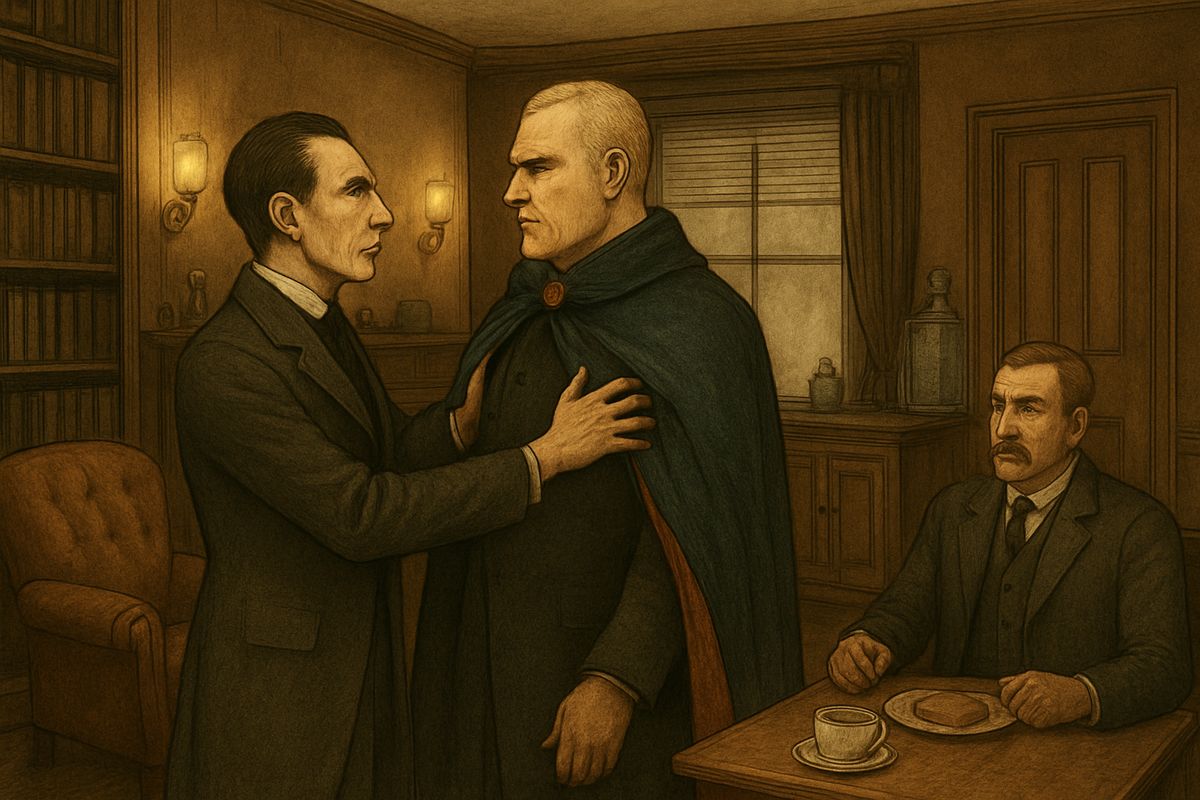 Next morning, over toast and coffee, the King of Bohemia rushed in and grasped Holmes by either shoulder. “You have really got it!” “Not yet.” “But you have hopes?” “I have hopes.”