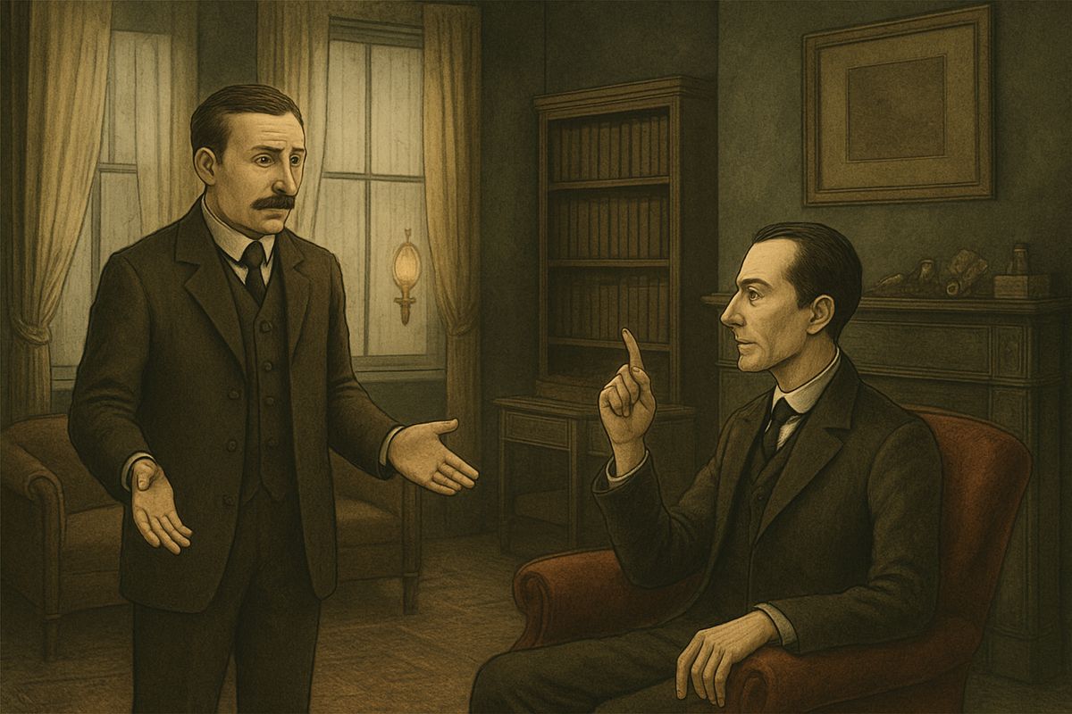 When their visitor had gone, Watson admitted he could make nothing of it. 'As a rule,' said Holmes, 'the more bizarre a thing is the less mysterious it proves to be. It is your commonplace, featureless crimes which are really puzzling.'