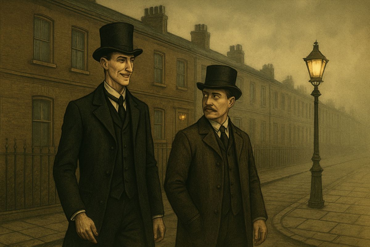 'Smart fellow, that,' observed Holmes as they walked away. 'He is, in my judgment, the fourth smartest man in London, and for daring I am not sure that he has not a claim to be third. I have known something of him before.'