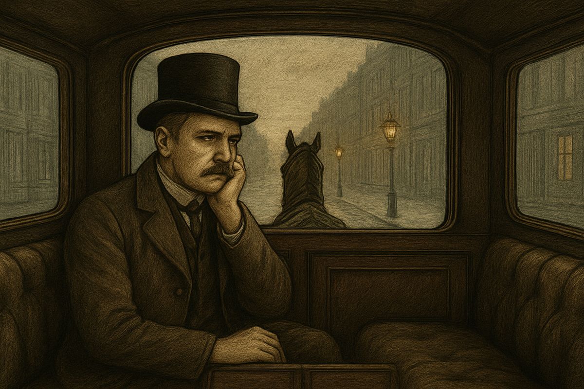 Driving home to Kensington, Watson felt oppressed by his own stupidity. He had heard and seen everything Holmes had, yet it still seemed confused and grotesque. Why go armed? Where to, and against whom? He gave up and waited for night to explain.