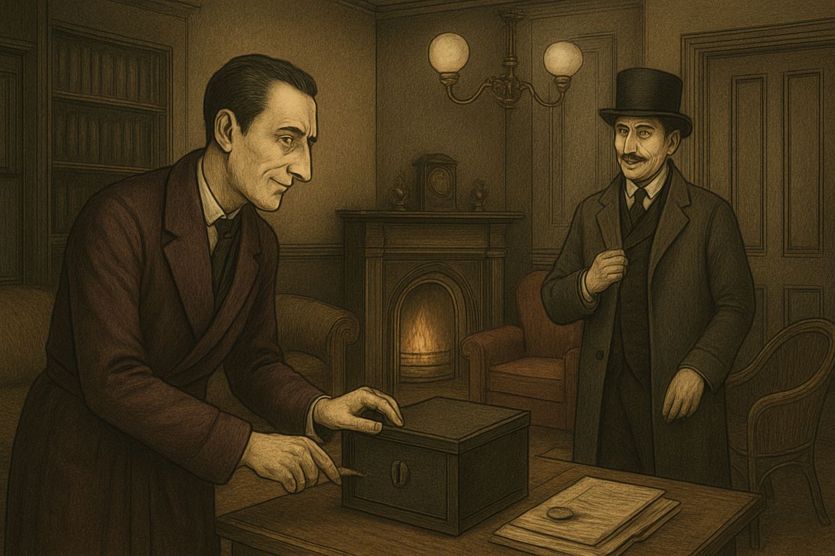 Holmes thought Baker was very likely innocent and planned a simple test. Watson went off on his rounds, promising to come back at the appointed hour. “There is a woodcock, I believe,” said Holmes. Perhaps Mrs. Hudson should check its crop.