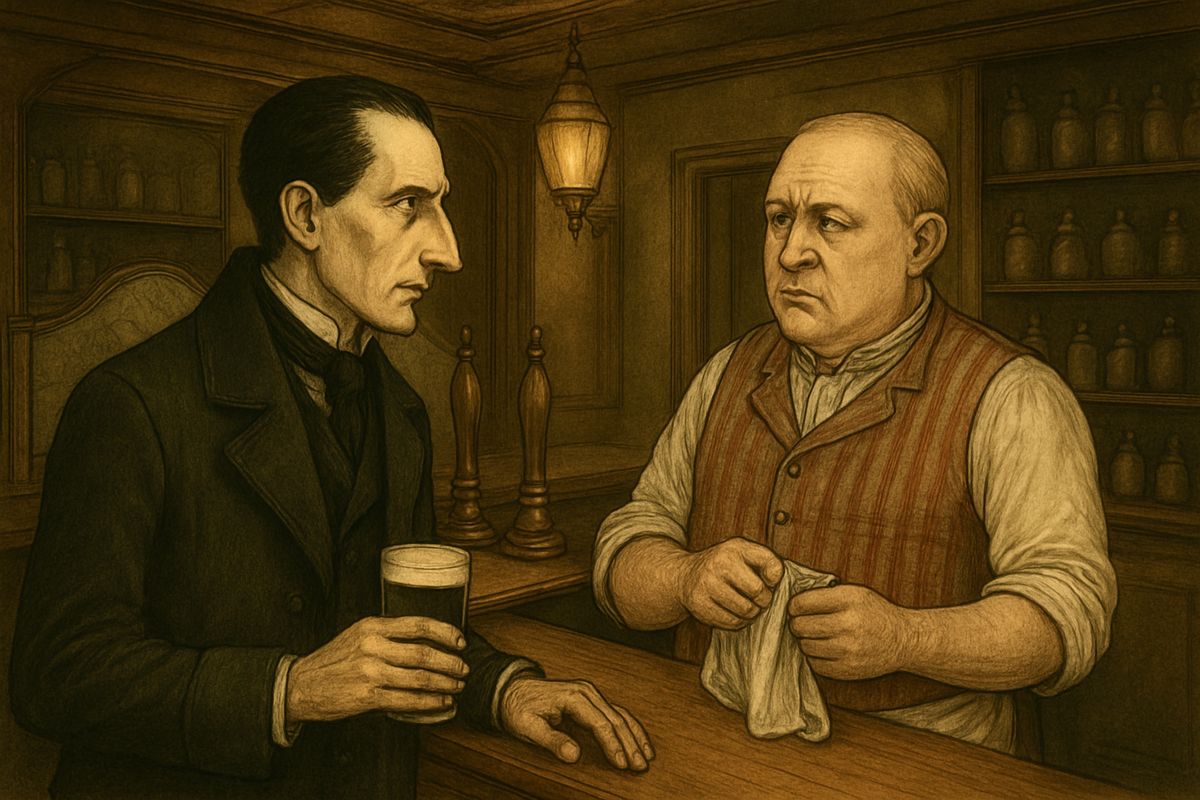 “Them's not our geese,” said Windigate, surprised. He had bought the two dozen from a salesman in Covent Garden. “Breckinridge is his name.”