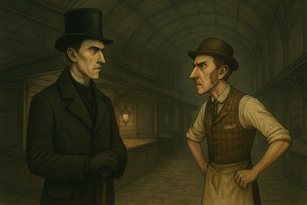 When Holmes asked where the Alpha's geese had come from, the salesman flared up. “Now, then, mister, what are you driving at?” He was sick, he said, of people pestering him about those geese.