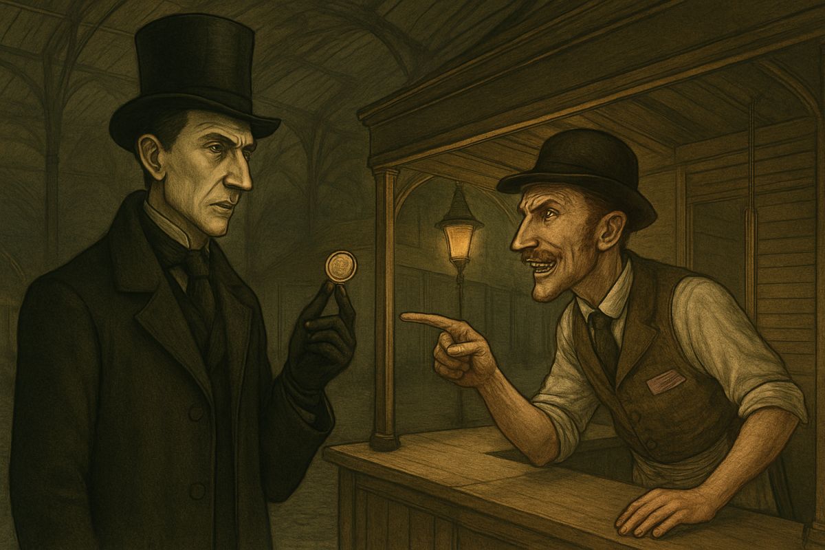 Holmes shrugged and bet a fiver that the bird he had eaten was country-bred. “You've lost your fiver, for it's town bred!” snapped Breckinridge, and he took a sovereign on it.