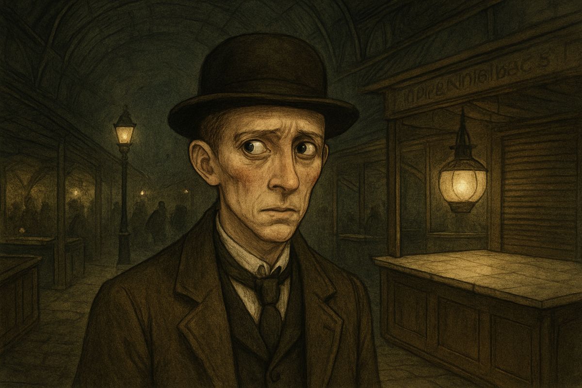 Holmes hailed a four-wheeler and asked his name. “John Robinson,” said the man, with a sidelong look. “No, no; the real name,” said Holmes sweetly. The man flushed. “My real name is James Ryder.”