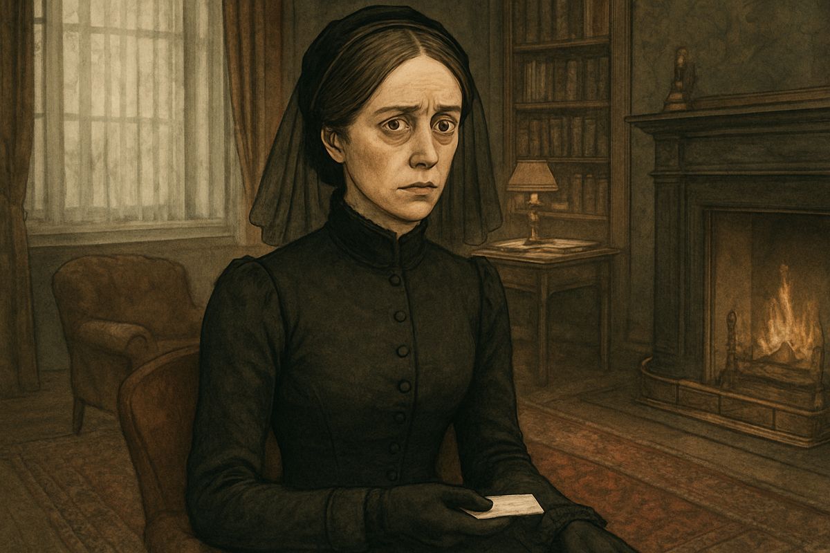 Holmes patted her arm and remarked that she had come by train that morning. She was amazed, but he had simply noticed the second half of a return ticket tucked into the palm of her left glove.