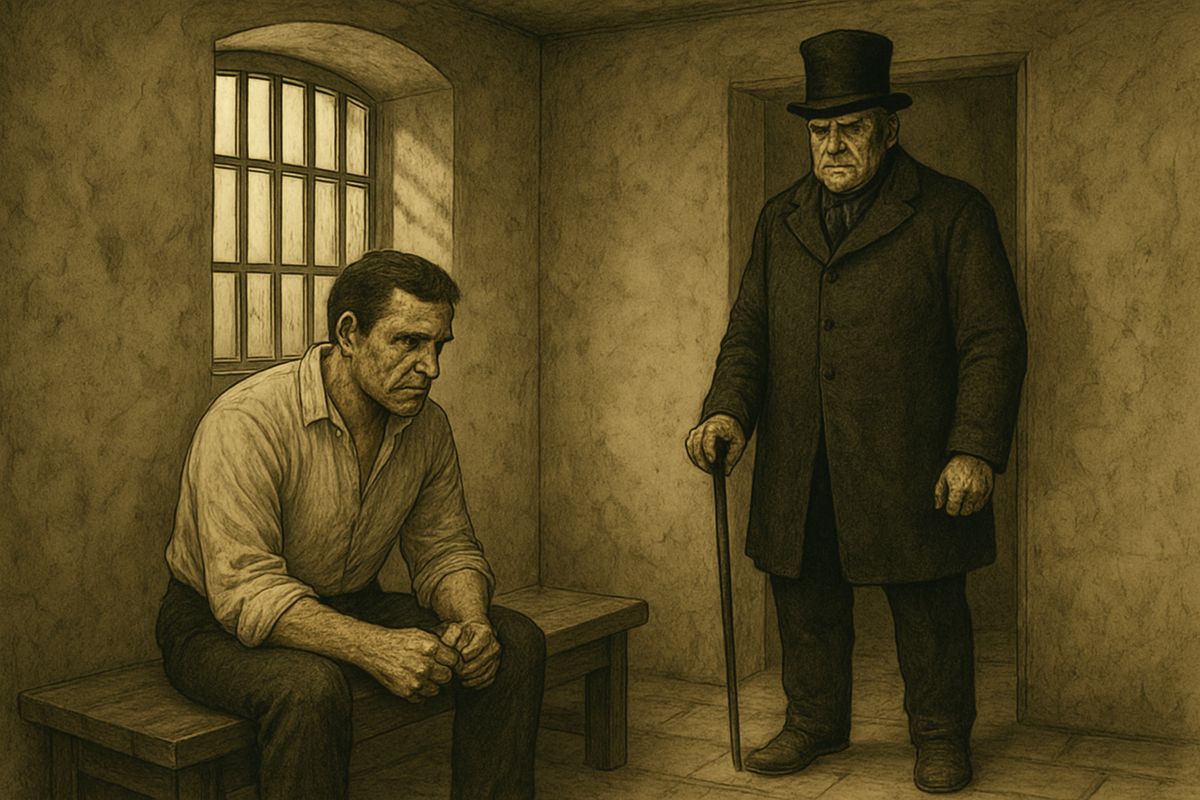 To rebuild his fortunes, Roylott had studied medicine and built a large practice in Calcutta. But in a rage over some robberies he beat his native butler to death. He narrowly escaped hanging and served a long prison term.