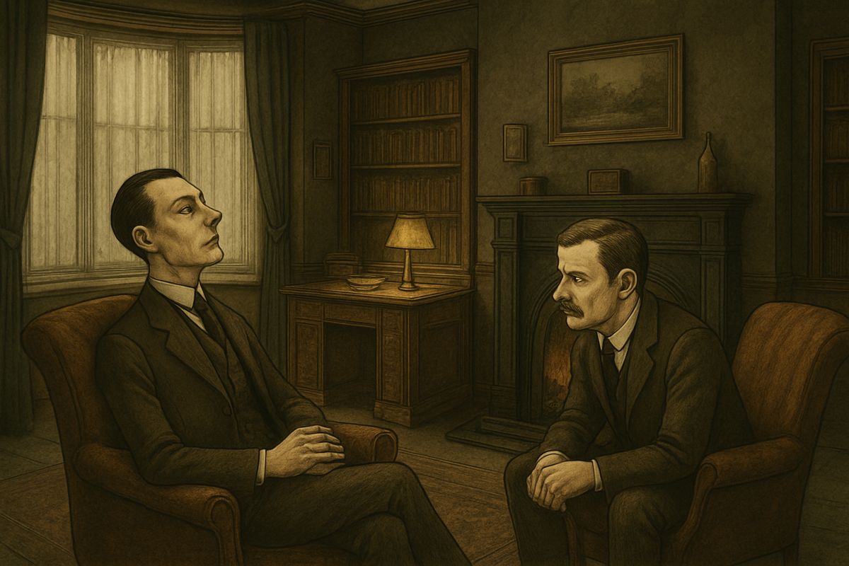 Alone, the friends weighed the puzzle: the whistles, the gipsies, the dying words, the metallic clang, and a stepfather with every reason to prevent a marriage. Every theory had objections. They must see Stoke Moran for themselves.