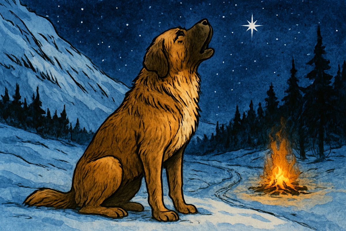 Over the Chilkoot Divide and down the frozen lakes they ran, day after day. Always hungry, Buck learned to steal: he got away with a whole chunk of bacon under Perrault's nose. His muscles grew hard as iron and his senses keen. On still, cold nights he pointed his nose at a star and howled long and wolflike, as his wild ancestors once had.