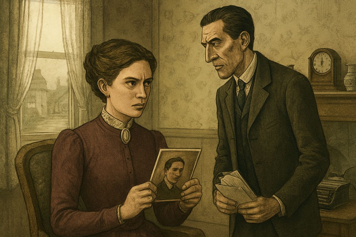 Holmes then called on Laura Lyons and showed her a photograph of “Mr. and Mrs. Vandeleur”. Beryl was not Stapleton's sister but his wife! Furious, Laura admitted that Stapleton had told her what to write in her letter to Sir Charles. At five-forty, Inspector Lestrade jumped down from the London express, ready for a night on the moor.