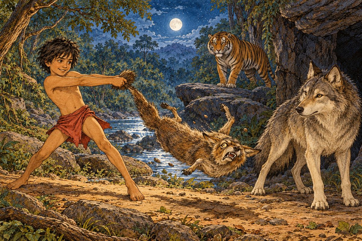 “But this is no time for sleeping. Baloo knows it; I know it; the Pack know it; and even the foolish, foolish deer know.