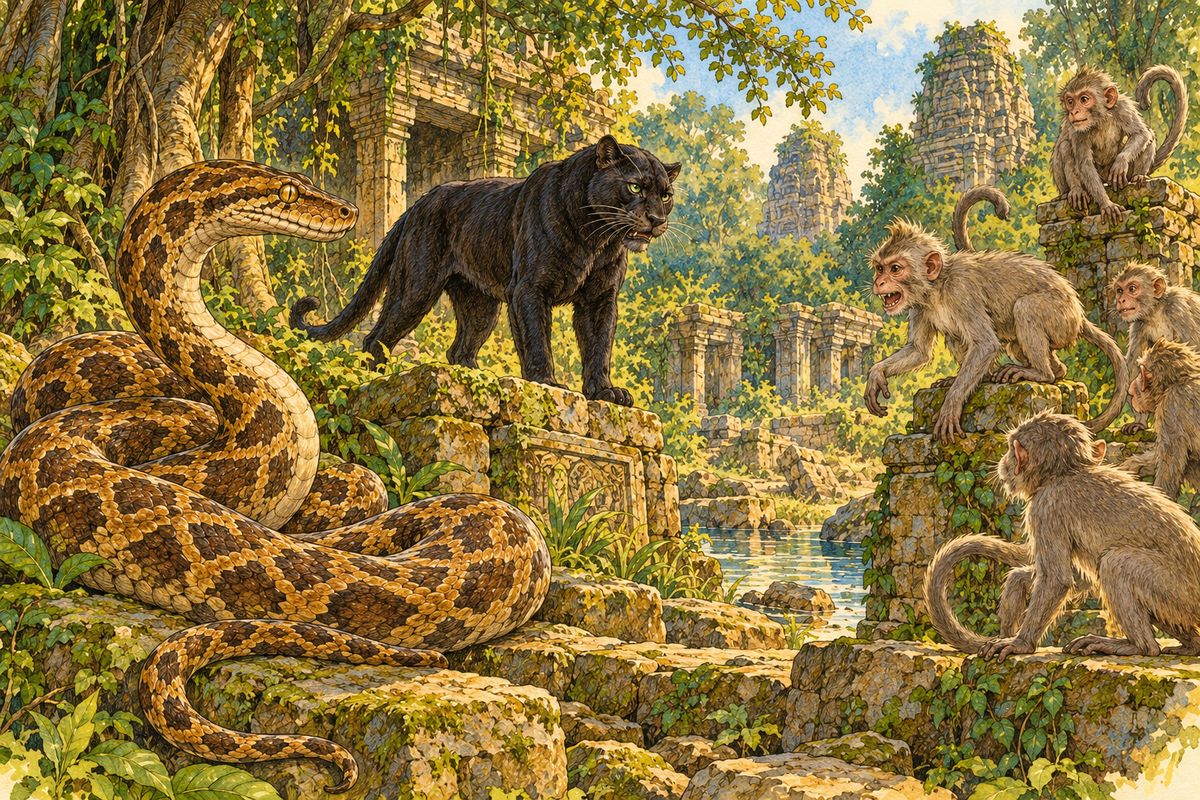 “At least he gave me all the Words correctly a little time ago,” said Bagheera impatiently. “Baloo, thou hast neither memory nor respect.