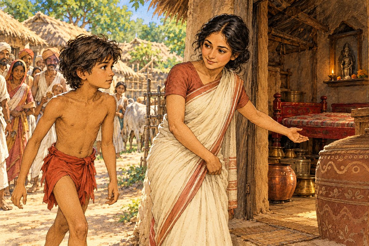 “By the Bull that bought me,” said Mowgli to himself, “but all this talking is like another looking-over by the Pack! Well, if I am a man, a man I must become.”