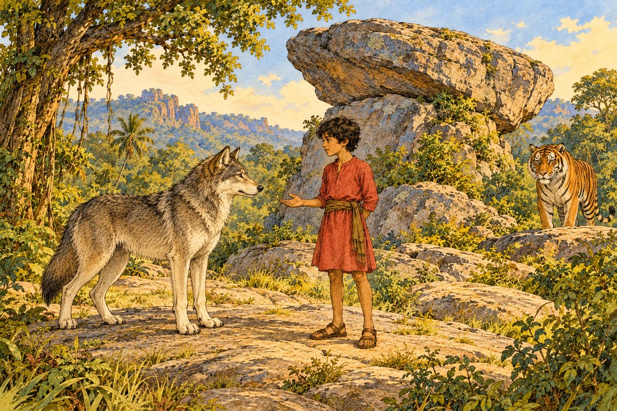 “He has come back to this country, and has waited here a long time for thee. Now he has gone off again, for the game is scarce.