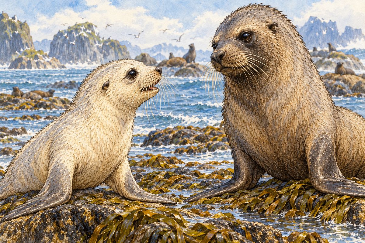 “Isn’t there any such island?” began Kotick. “I’ve followed the poltoos [the halibut] for twenty years, and I can’t say I’ve found it yet.
