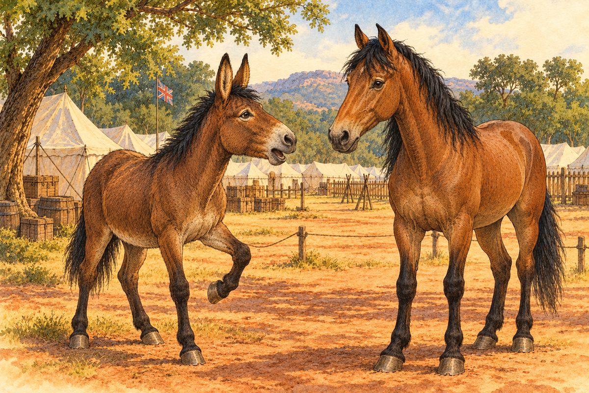 “Don’t the knives hurt?” said the young mule. “Well, I got one cut across the chest once, but that wasn’t Dick’s fault—”